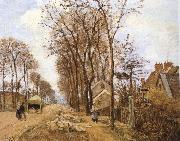 Camille Pissarro Rural road oil painting reproduction